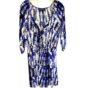 Allison Brittney Large Women's Dress  Blue Misses Size12 14